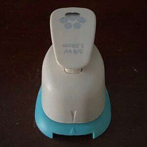 Recollections Paw Print Hole Punch Paper Die Cut